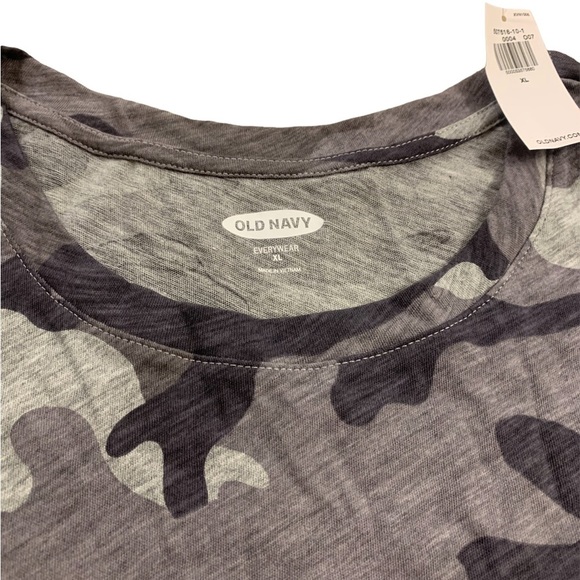 Old Navy | Gray Green Camouflage T-Shirt XL Short Sleeve - Picture 7 of 7